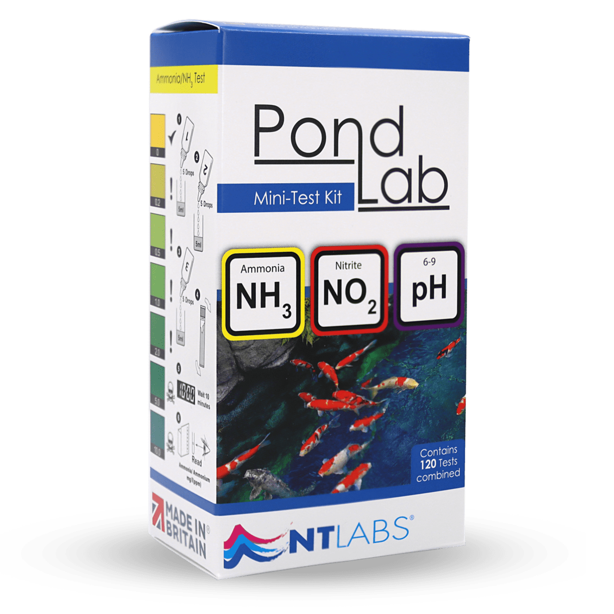 Pondlab Mini-Test Kit for Pond Water Analysis
